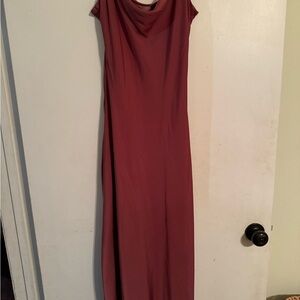 Elegant Mauve Evening Gown